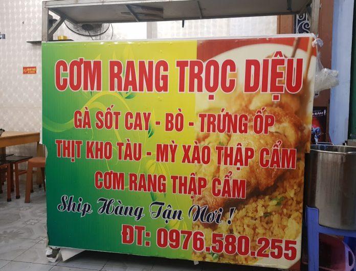 Menu của nhà hàng. (Ảnh: Internet)