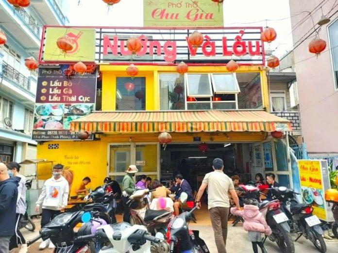 Quán phở thố Chu Gia Đà Lạt