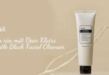 Review Sữa rửa mặt Dear Klairs Gentle Black Facial Cleanser (Nguồn: Internet)