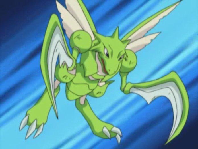 Pokemon Scyther (Nguồn: Internet) Pokemon Scyther (Nguồn: Internet)