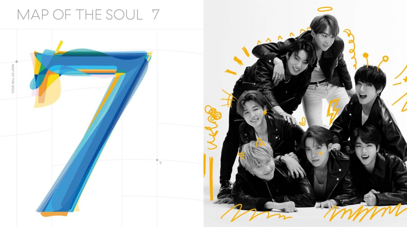Map of the Soul: 7 của BTS trở thành album đầu tiên trong lịch sử vượt mốc  4 triệu bản trên Hanteo - BlogAnChoi