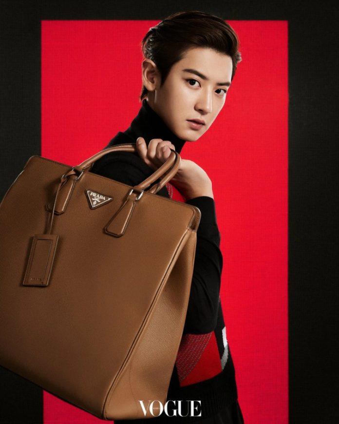 Một trong những shoot hình gây thương nhớ của Chanyeol cùng Prada (Ảnh: Internet)