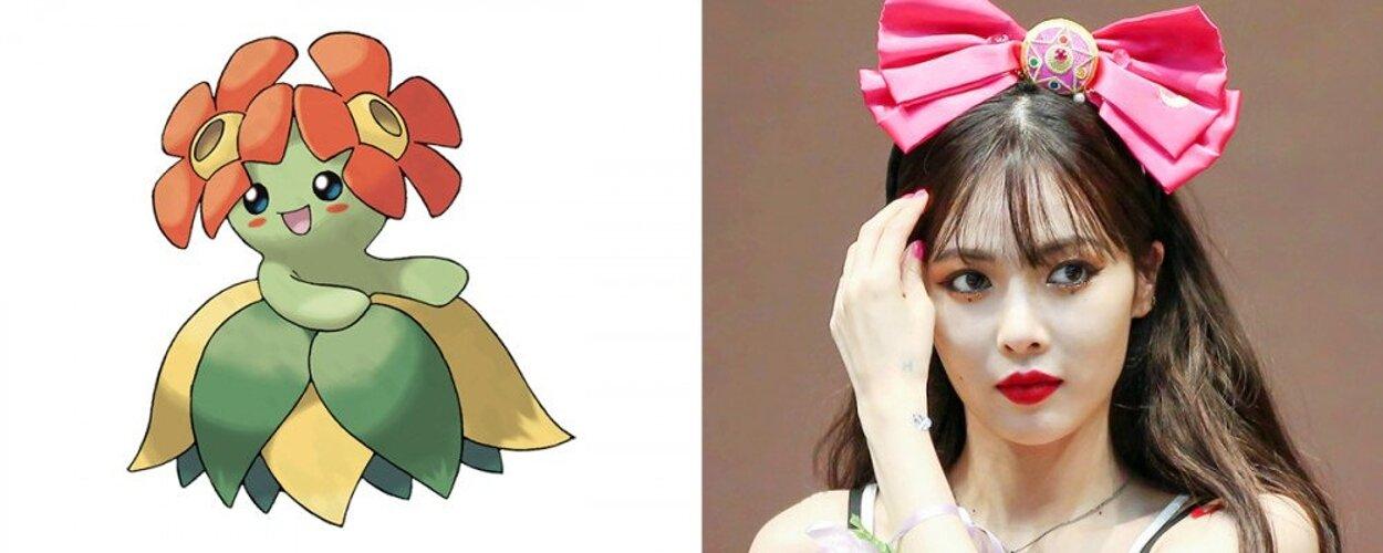 HyunA người nổi tiếng Hàn Quốc giống với Pokemon. (Nguồn: Internet)