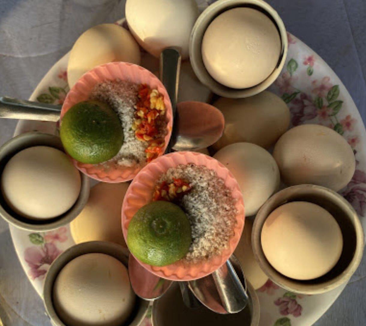 Các món ăn tại Quán ngon Nước mía lau - Trứng gà hồng Vũng Tàu (Ảnh Internet)