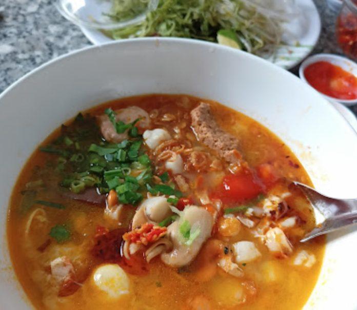 Các món ăn tại Quán ăn ngon Bún riêu tôm Thuận Phúc Vũng Tàu (Ảnh Internet)