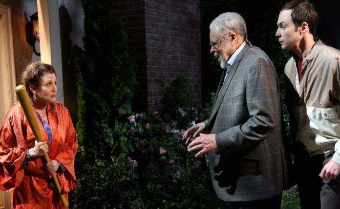 Carrie Fisher và James Earl Jones (ảnh: internet)