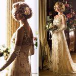 Váy cưới trong Downton Abbey (Ảnh: Internet)