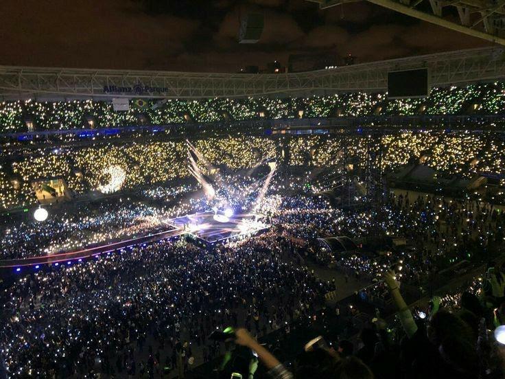 Concert Brazil bùng nổ của nhóm (Ảnh: Internet)
