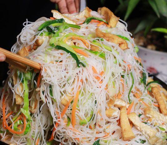 Bún gạo xào chay (Ảnh: Internet)