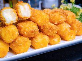 Cách làm bánh sữa tươi chiên.