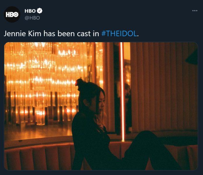 HBO đã chính thức xác nhận Jennie BLACKPINK tham gia The Idol. (Ảnh: Internet)