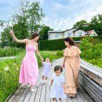 Về quê nội, Lisa, Leon nhà Hà Hồ khiến nhiều người trầm trồ