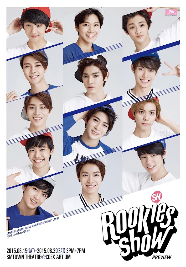 SM Rookies line-up in 2015 (Ảnh: Internet)