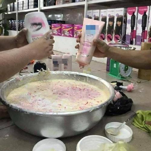 Thau kem trộn được người bán trộn công khai trên mạng xã hội (Ảnh: Internet)