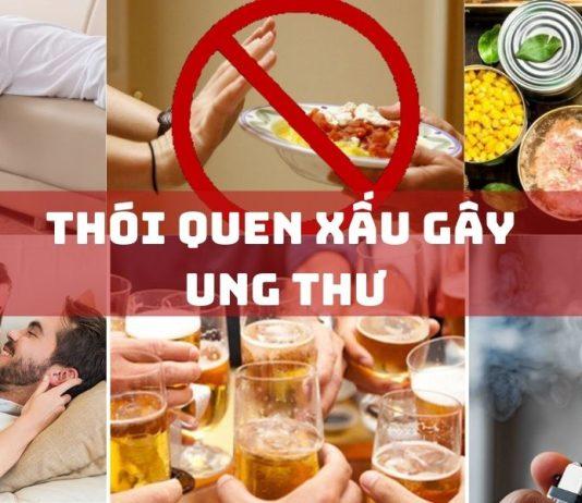Thói quen xấu gây ung thư (Nguồn: Internet)