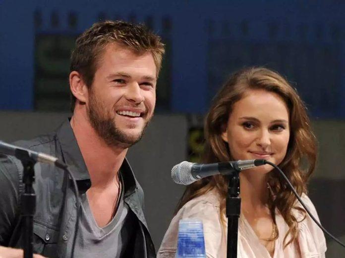 Tại sao Chris Hemsworth không ăn thịt trước khi hôn Natalie Portman trong Thor 4? Chris Hemsworth Marvel Natalie Portman phim chiếu rạp 2022 phim hành động Hollywood Tessa Thompson thor 4 Thor Love And Thunder