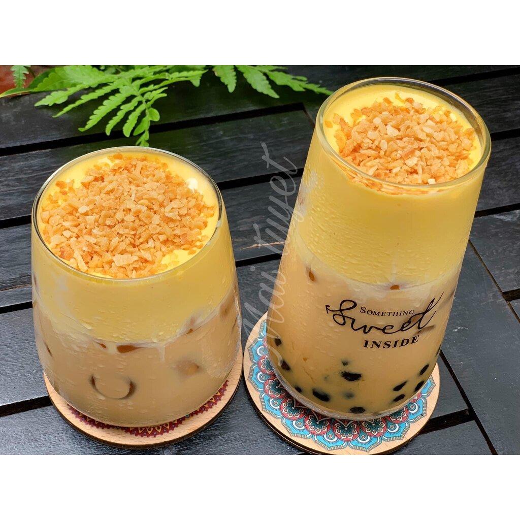 Công Thức Làm Trà Sữa Kem Trứng Dừa Nướng Kực Kỳ Đơn Giản! - Bloganchoi