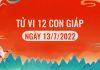 Dự đoán tử vi hàng ngày 12 con giáp, tử vi hôm nay ngày 13/7/2022