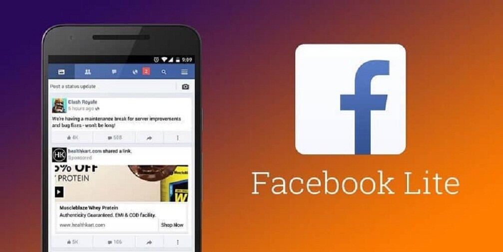 Ứng dụng Facebook Lite trên điện thoại Android (Ảnh: Internet).