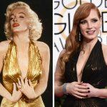 Marilyn Monroe và Jessica Chastain (Ảnh: Internet)