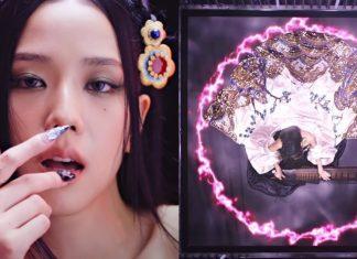 Jisoo trong bộ hanbok lấy từ cảm hứng bức tranh dân gian trong thương hiệu Miss Sohee