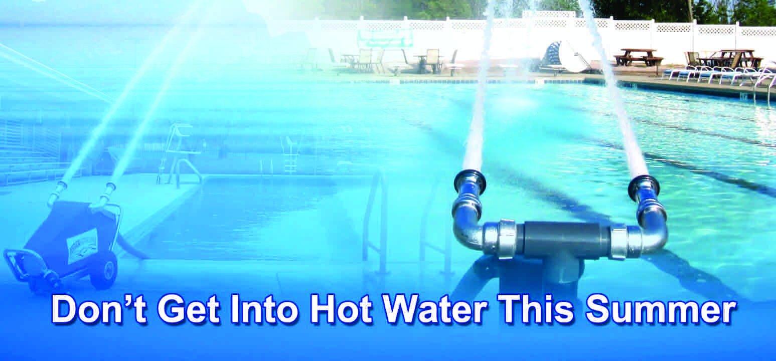 Hồ nước quá nóng có thể gây nguy hiểm khi bơi (Ảnh: Internet)