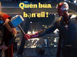 Tại sao Vision có thể nhấc được Mjolnir của Thor (Nguồn: Internet)