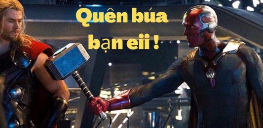 Tại sao Vision có thể nhấc được Mjolnir của Thor (Nguồn: Internet)