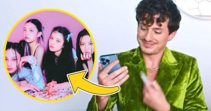 Charlie Puth đã đăng reaction về màn biểu diễn ca khúc Attention của NewJeans tại Music Bank. (Ảnh: Internet)
