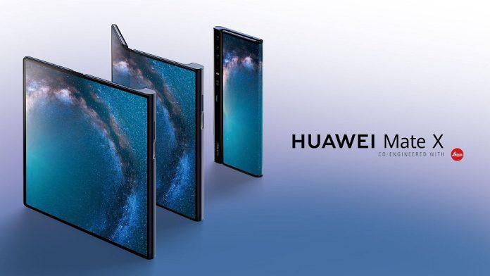 Điện thoại màn hình gập Huawei Mate X (Ảnh: Internet)