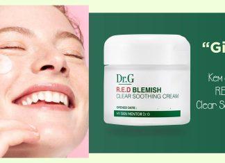 Giải mã kem dưỡng Dr.G R.E.D Blemish Clear Soothing Cream bán chạy nhất Olive Young Hàn Quốc (Nguồn: Internet).