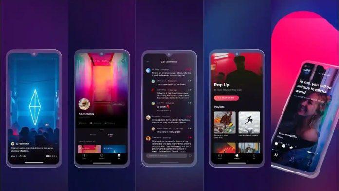 Giao diện của Resso. (Ảnh: Internet) Giao diện của Resso. (Ảnh: Internet)