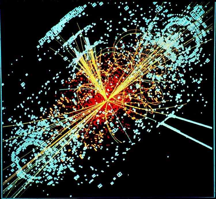 Cảnh 2 phân tử va chạm với nhau trong máy gia tốc ở một tốc độ tiệm cận ánh sáng (Nguồn: Internet)