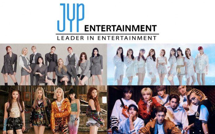 Các nhóm nhạc của JYP Entertainment (nguồn: internet)