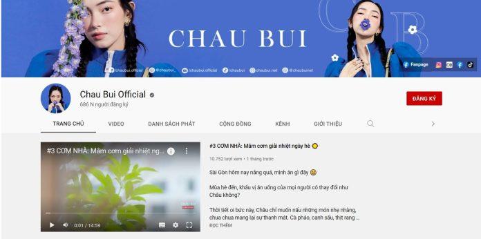 Từ những video của kênh Chau Bui Official, bạn có thể học được rất nhiều thứ như thời trang, nấu ăn, thể dục... Nguồn: internet