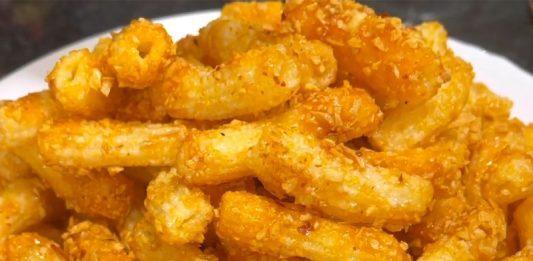 Cách làm nui chiên – Món ăn tuổi thơ một thời! Thành phẩm nui chiên