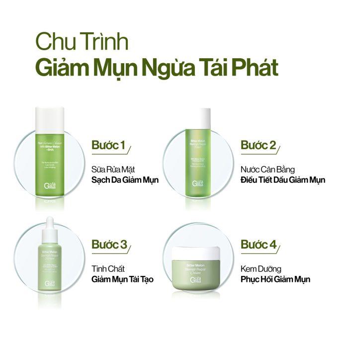 Sự kết hợp hài hòa của từng sản phẩm giúp việc giảm mụn, phục hồi da và ngăn ngừa mụn tái phát đạt hiệu quả tốt nhất (Ảnh: internet)