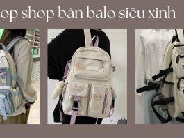 top shop bán balo trên Shopee