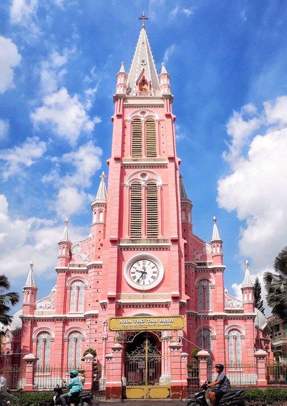 Nhà thờ Tân Định Sài Gòn (Ảnh: Internet)