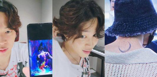 Hình xăm của Jimin được lấy cảm hứng từ bức vẽ của người hâm mộ (Ảnh: Internet)