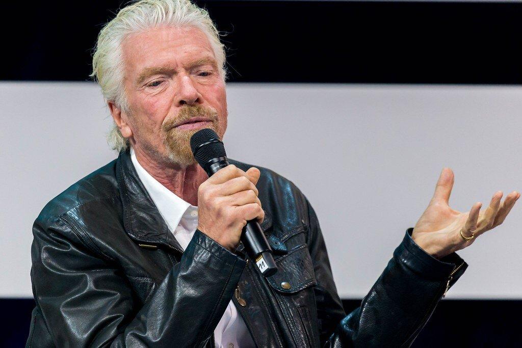 Richard Branson với tư cách là một doanh nhân và nhà đầu tư trên sân khấu Digital X (Nguồn: Internet)