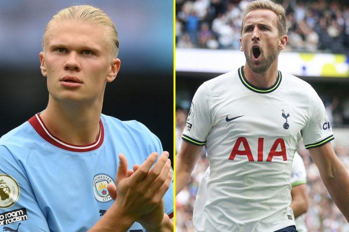 Erling Haaland hay Harry Kane sẽ tỏa sáng trong trận đấu này? (Ảnh: Internet)