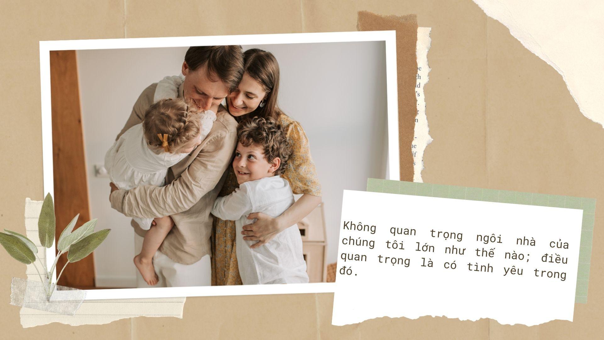 Quan trọng là có tình yêu trong gia đình (Ảnh: BlogAnChoi).