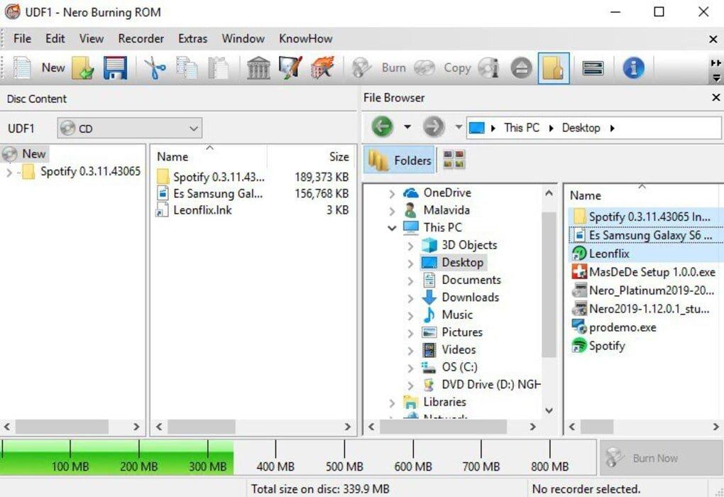 Phần mềm Nero Burning ROM từng phổ biến trên máy tính Windows (Ảnh: Internet)