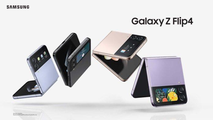 Điện thoại màn hình gập Samsung Galaxy Z Flip 4 (Ảnh: Internet)