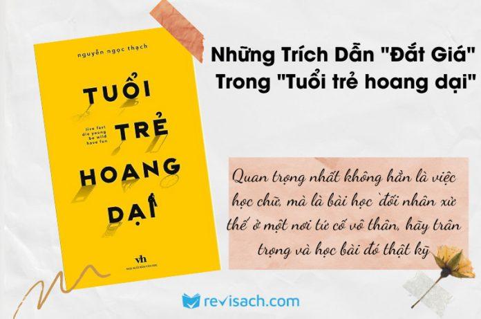 Một trích dẫn hay trong sách Tuổi Trẻ Hoang Dại. (Nguồn: Internet)