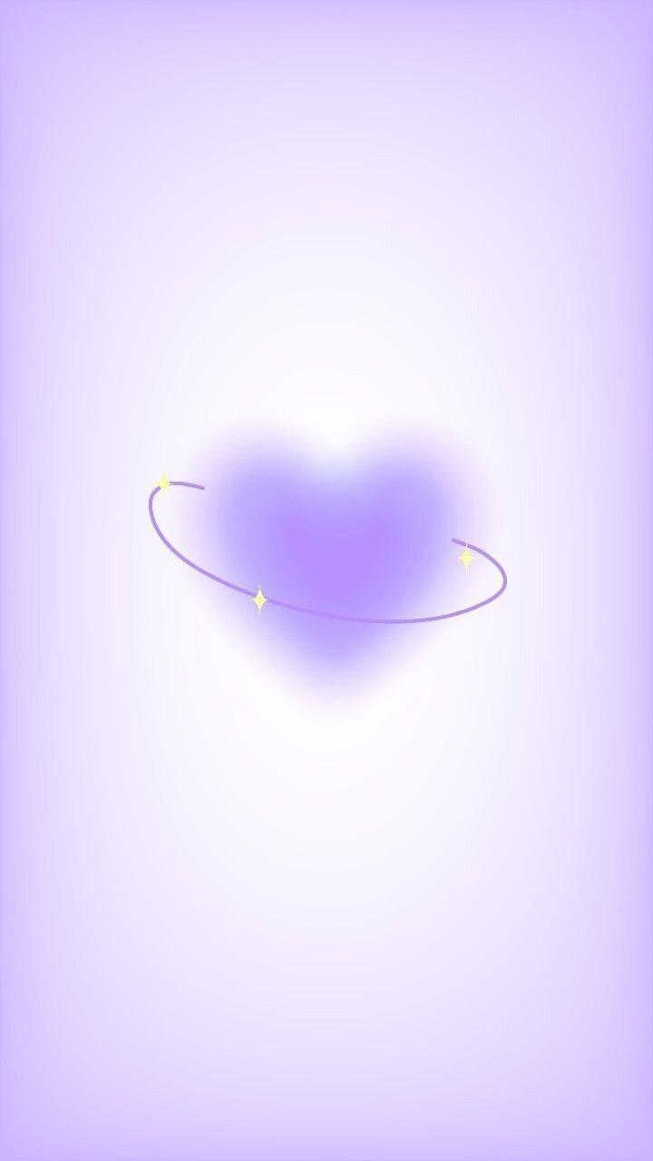 Những hình nền điện thoại cute màu tím lãng mạn thủy chung. (Ảnh: Internet)