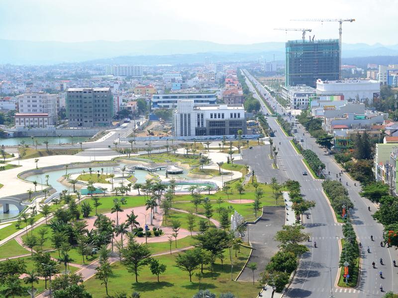 Toàn cảnh thành phố Tuy Hòa nhìn từ trên cao (Nguồn: Internet)