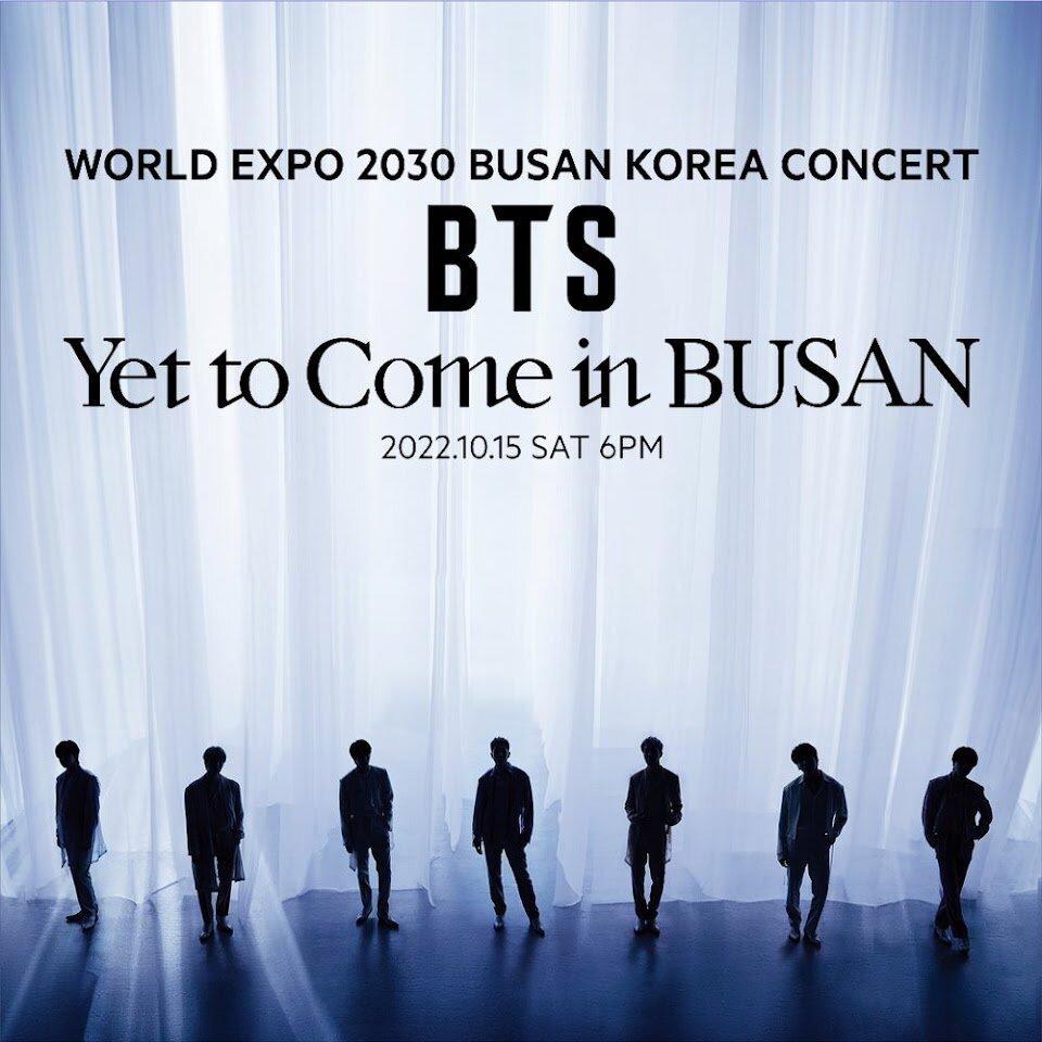 Buổi hòa nhạc Yet To Come in Busan của BTS. (Ảnh: Internet)