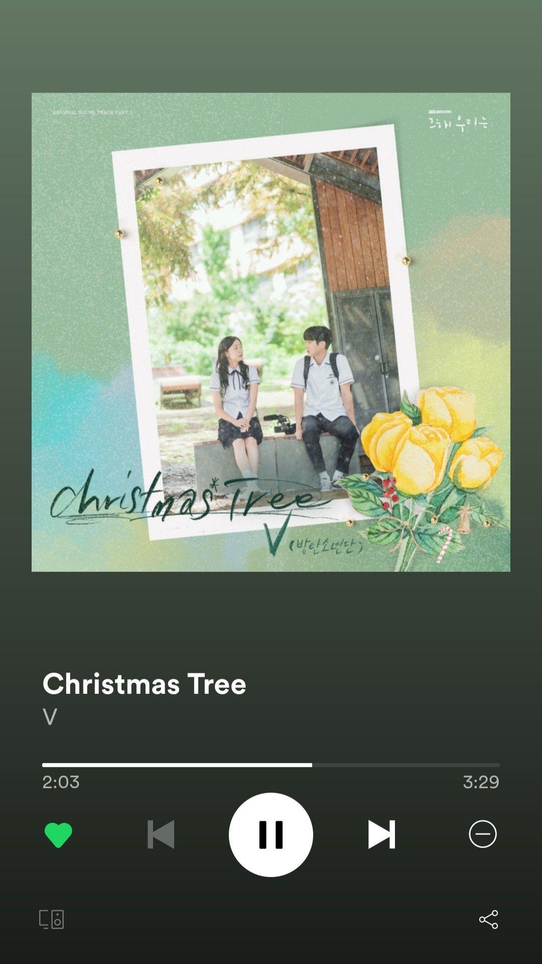 Christmas Tree -V(BTS) (Nguồn: Pinterest)